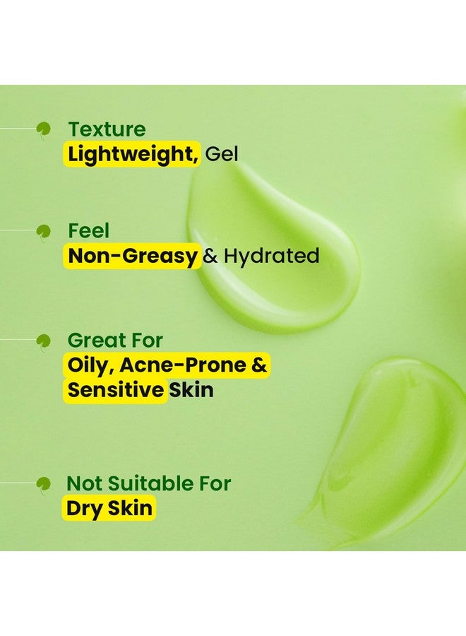 Dot & Key Dot & Key CICA Calming Skin Renewing Night Gel | For Oily, Acne Prone And Sensitive Skin | Night Cream with Niacinamide, Green Tea & Hyaluronic | Fades Blemishes & Dark Spots | 60ml - Image 4