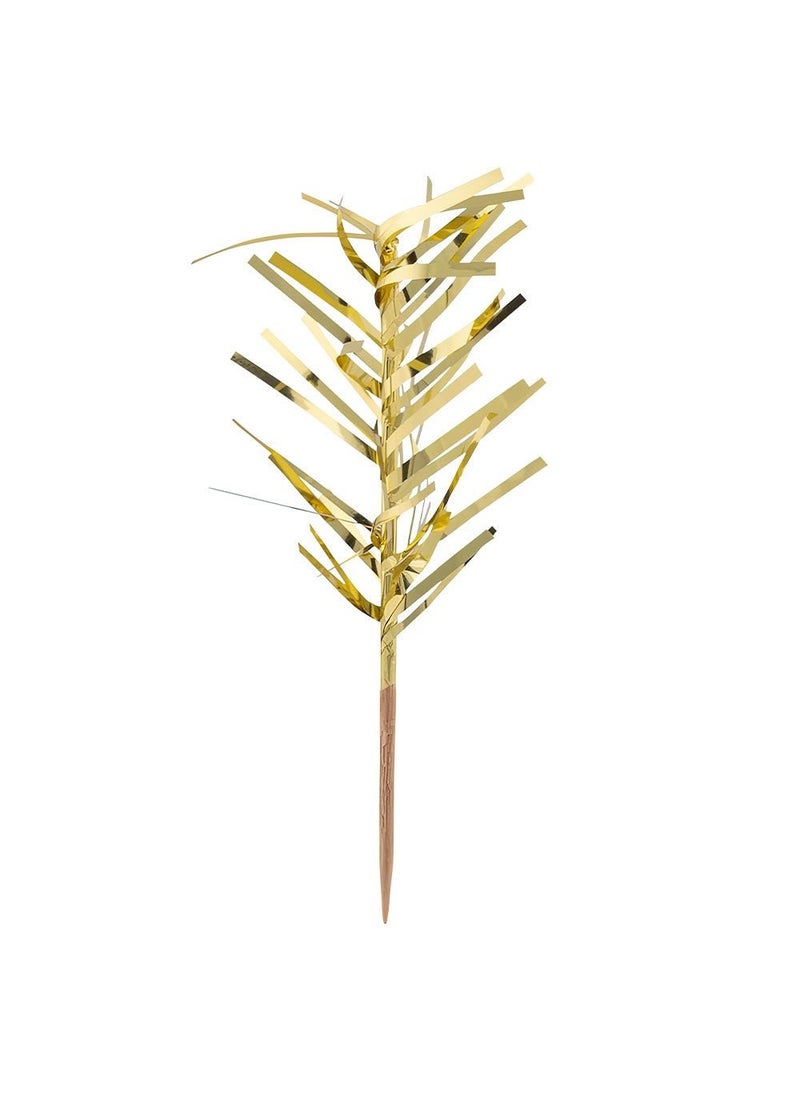 BOLAND Cocktail Sticks Glitter Gold Party Decoration Picks 10cm 20-Pack - Image 1