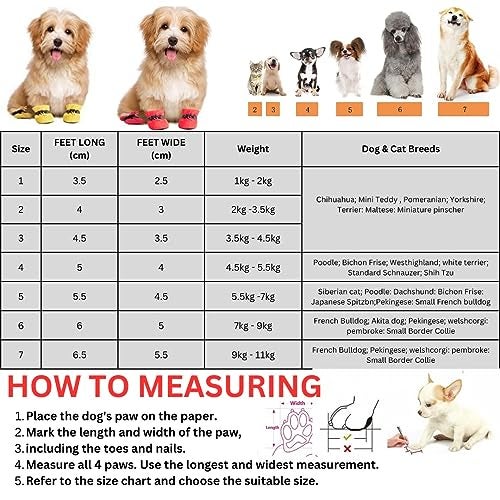 KUTKUT Dog Shoes for Hot Pavement | Pack of 4Pcs Upgraded Anti-Slip Dog Boots with Reflective Stripe & Comfortable with Adjustable Drawstring for Maltese, Pomeranian etc (Pink, Size: 3) - Image 3