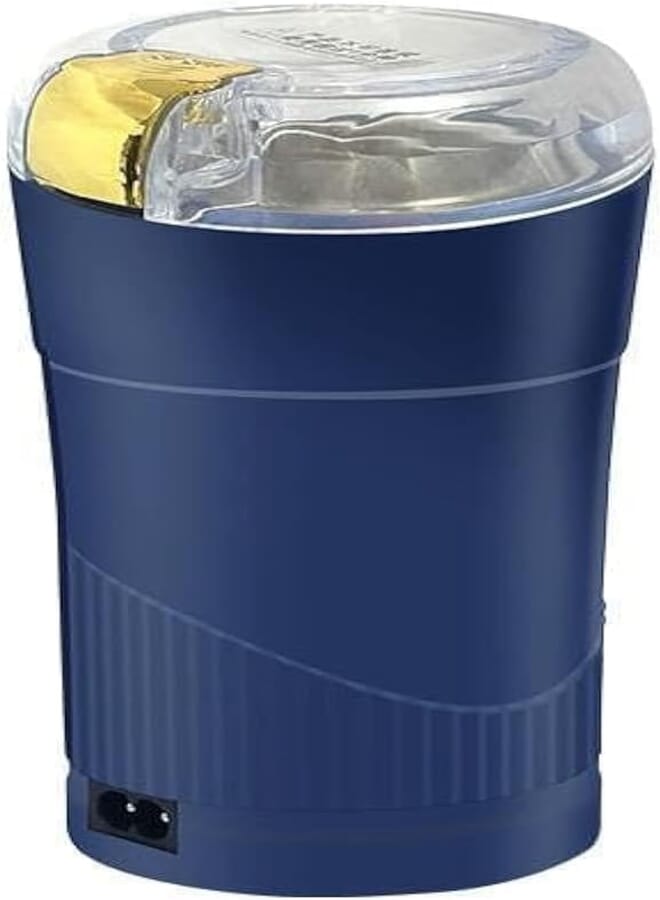 Spaceshoop Electric Mini Spice Grinder - Coffee Bean Grinder, Crush, Stainless Steel, 150W (Blue)