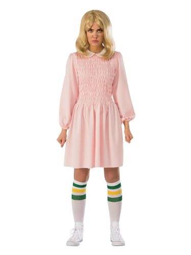 Rubies Rubie's womens Stranger Things Season 1 Short Sleeve Eleven Dress Adult Sized Costumes, As Shown, One Size US - Image 4