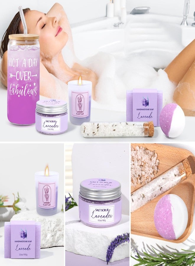 Frerdui Spa Gift Baskets for Women, Birthday Gifts for Women, Lavender Gifts Set, Relaxing Spa Gift Box, Bath and Body Gift Set for Her Mom Wife Sister, Friends, Self Care Gifts for Woman Mother's Day Gifts - Image 5
