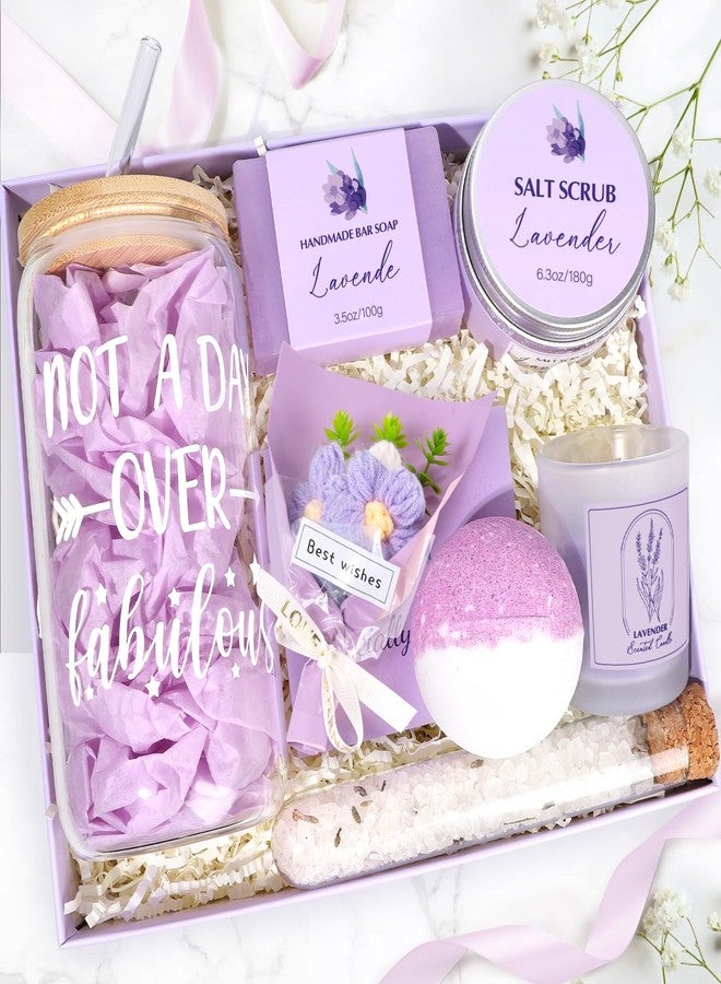 Frerdui Spa Gift Baskets for Women, Birthday Gifts for Women, Lavender Gifts Set, Relaxing Spa Gift Box, Bath and Body Gift Set for Her Mom Wife Sister, Friends, Self Care Gifts for Woman Mother's Day Gifts - Image 1