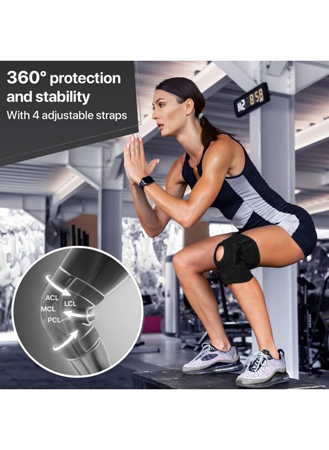 DR. BRACE DR. BRACE ELITE Knee Brace with Side Stabilizers & Patella Gel Pads for Maximum Knee Pain Support and fast recovery for men and women-Please Check How To Size Video (Pluto, Large)  - Image 5