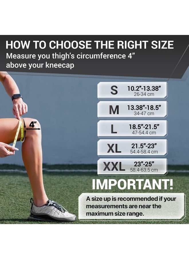 DR. BRACE DR. BRACE ELITE Knee Brace with Side Stabilizers & Patella Gel Pads for Maximum Knee Pain Support and fast recovery for men and women-Please Check How To Size Video (Pluto, Large)  - Image 2