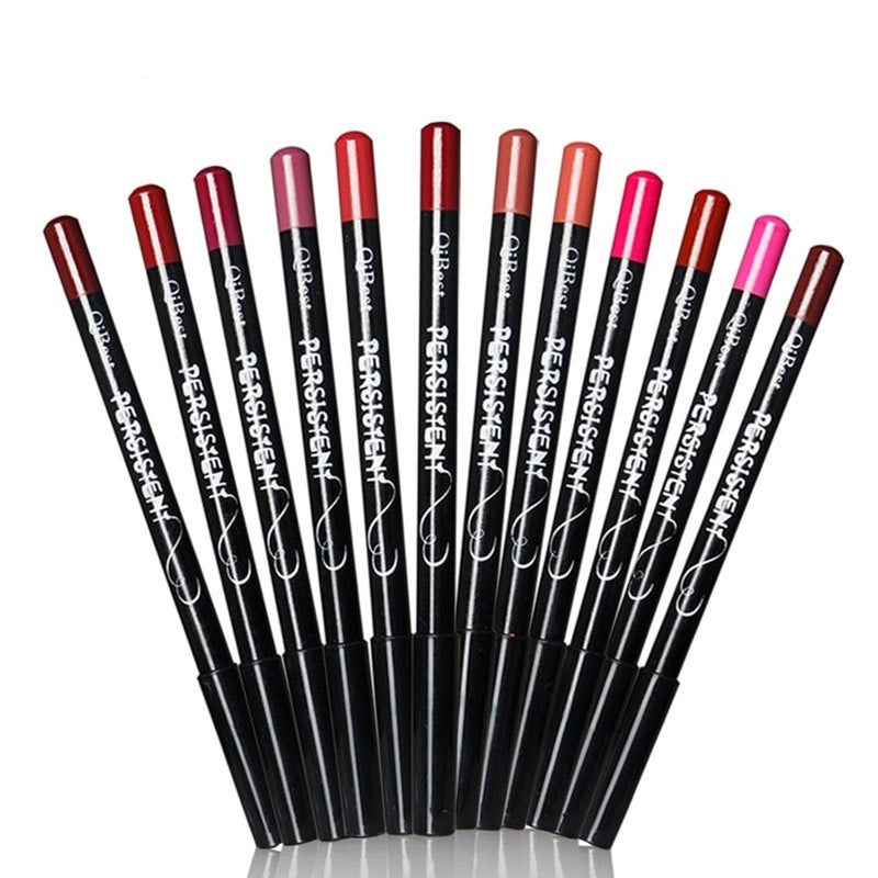 Lip Liner Pencil Matte 12pcslot 12 Color Long Lasting Waterproof Lipliner Set
