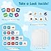 HugHush Magnetic Letter Tiles Phonics Spelling Games Speech Therapy Phonemic Awareness Alphabet Fridge Magnets Learn to Read Science Reading Manipulative Elkonin Box Preschool Kindergarten Classroom - Image 4