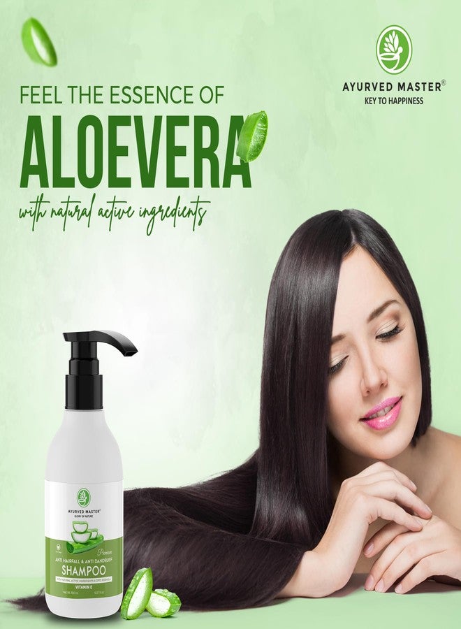 Ayurved Master Aloe Vera Shampoo For Hair Growth, Hair Fall Control and Dandruff Rescue Helps Strengthen, Soften and Restore Shine (300) ml - Image 5