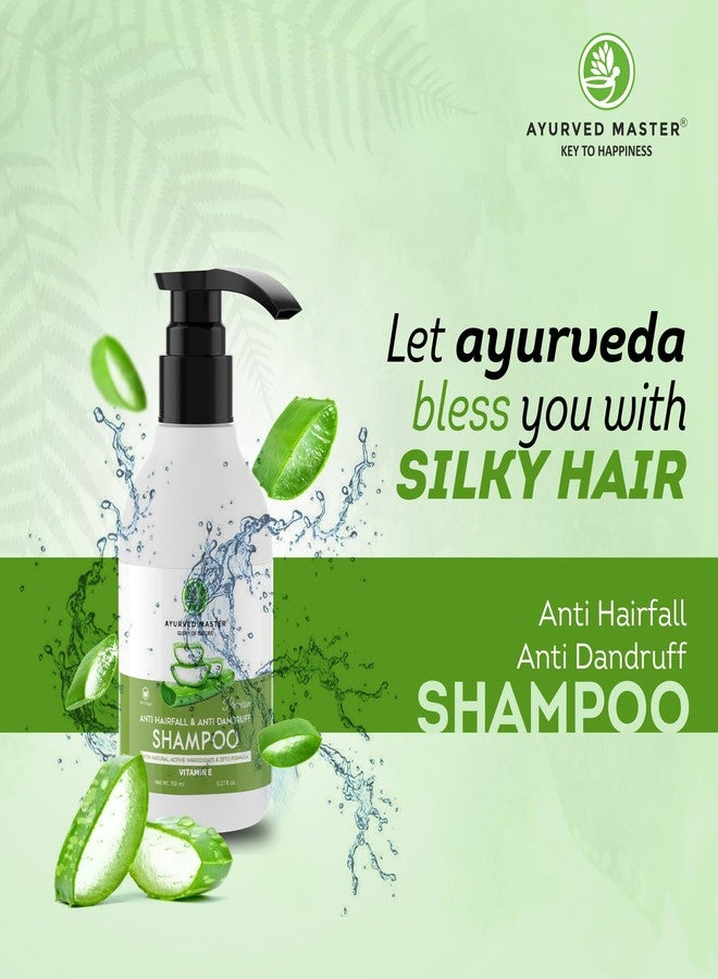 Ayurved Master Aloe Vera Shampoo For Hair Growth, Hair Fall Control and Dandruff Rescue Helps Strengthen, Soften and Restore Shine (300) ml - Image 3