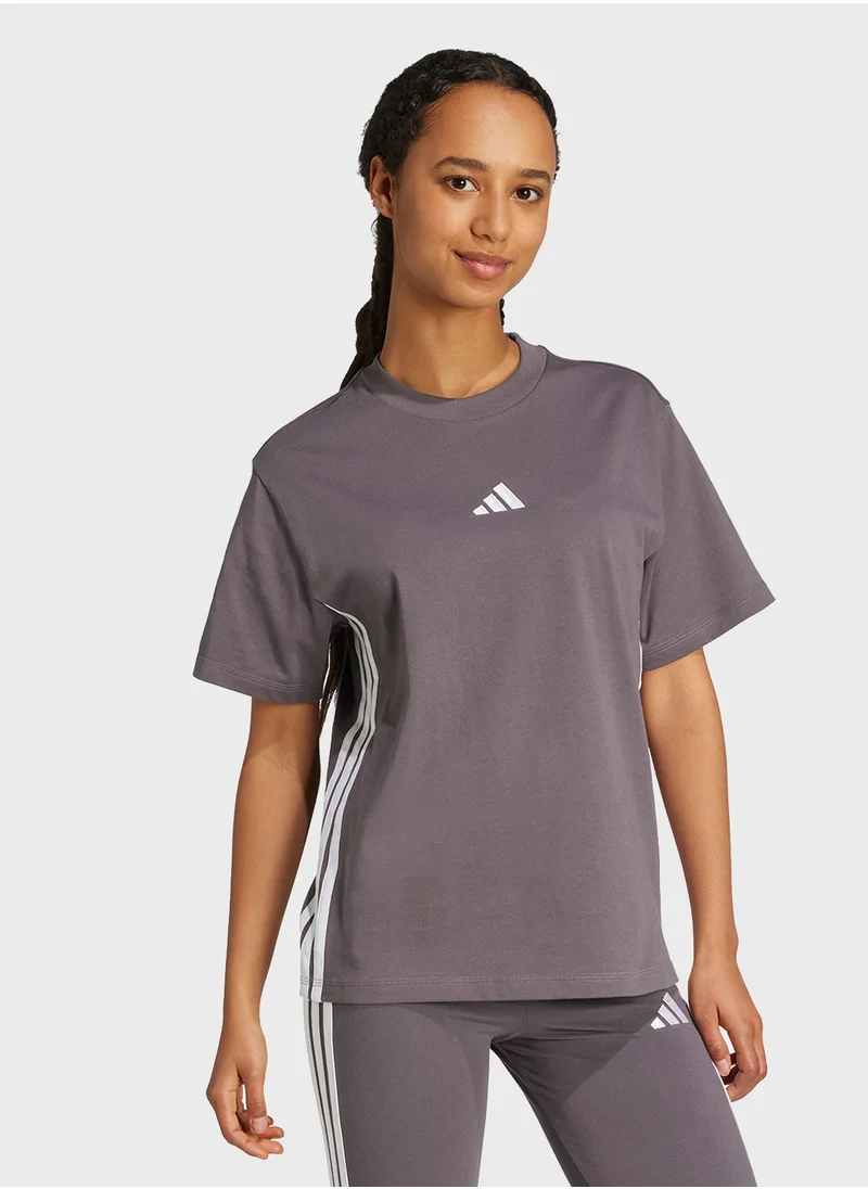 اديداس Essential 3 Stripe T-Shirt