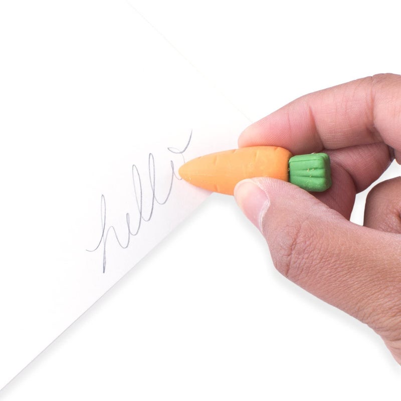 VR CREATIVES 3 x Packet (Random Selection) Cute Eraser Bottle Fruit Style Eraser Set Stationery for Kids School Boys Girls Pack of 12 - Image 2