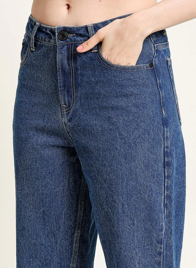 Styli Women Classic Tapered Fit High-Rise Jeans By Bene Kleed
