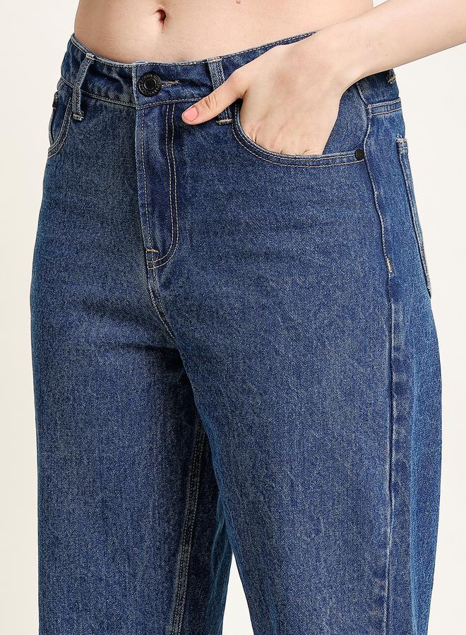 تايك تو جينز نسائي كلاسيكي بخصر مرتفع بقصة مستدقة من بيني كلييد - Image 4