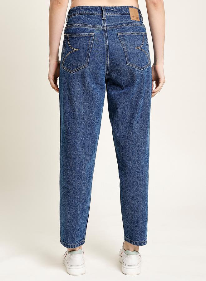 تايك تو جينز نسائي كلاسيكي بخصر مرتفع بقصة مستدقة من بيني كلييد - Image 5