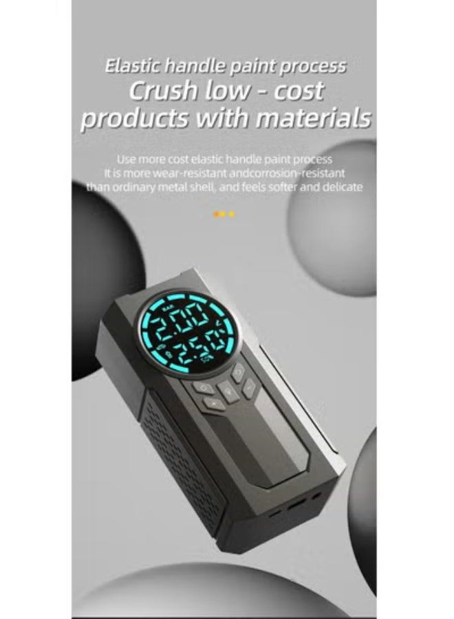 GULFLINK Portable 150PSI Electric Digital Pressure Gauge Air Compressor Pump For Inflating Car Bike Motorcycle Tires Ball - Image 5