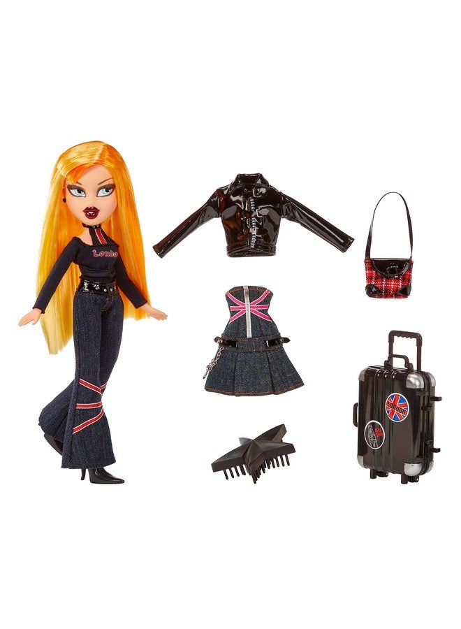 براتز دمية براتز بريتي آند بانك كلوي فاشون مع طقمين وحقيبة سفر، مناسبة لهواة الجمع من سن 6 إلى 7 سنوات فما فوق - Image 2