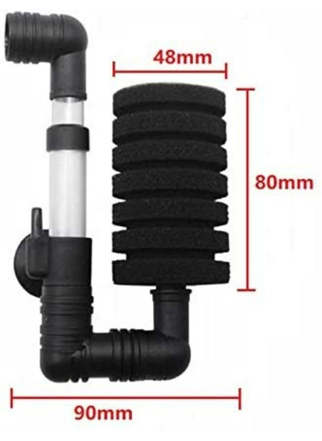 Generic - B&K Great Aquarium Bio Sponge Filter Fish Tank Shrimp Pond Air Pump  Filtration Noiseless Foam XY-2830 - Image 1