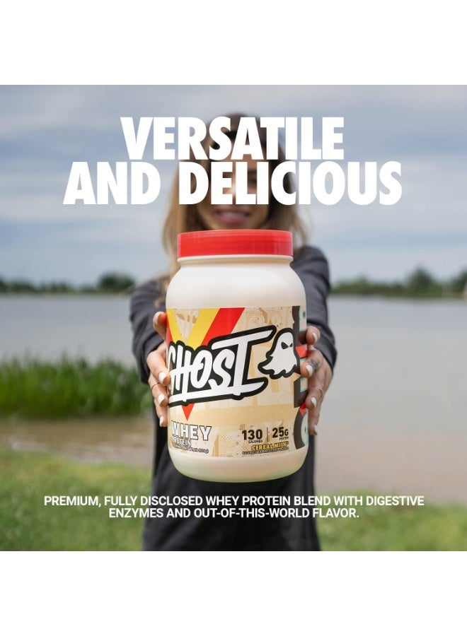 جوست مسحوق بروتين مصل اللبن ، مزيج بروتين مصل اللبن المائي ، 25 جرام من البروتين ، حليب الحبوب - 2 رطل - Image 2
