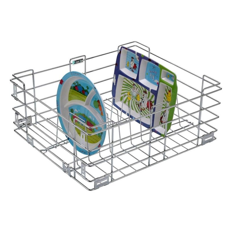 KEEPWELL Stainless Steel Kitchen Plain Basket Kitchen Trolley Modular Basket Plain Basket Kitchen Basket Tray Rack 21 X 20 X 8 - Image 5