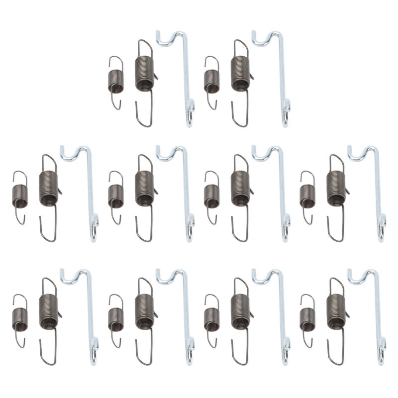 Throttle Return Spring: 10 Sets Premium Alloy Corrosion Resistant - Elastic Quick Restoration Governor Rod for Gasoline Diesel Generator Mechanical Repair - Image 5
