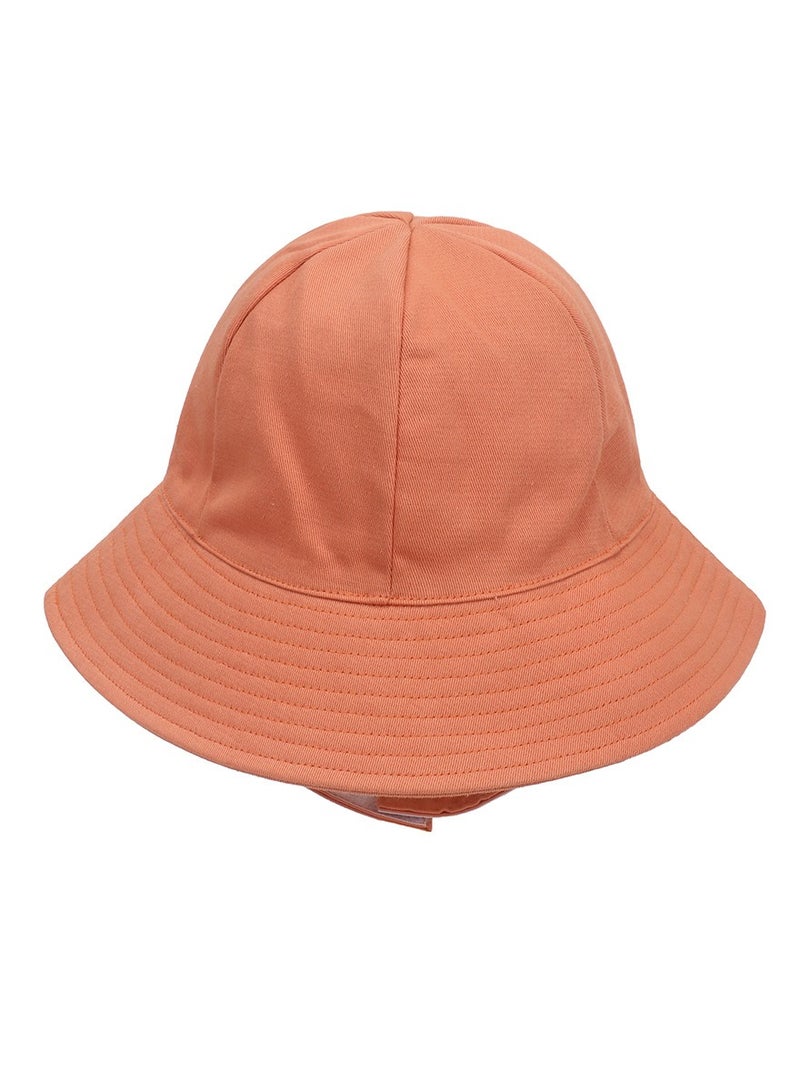 Children's Fisherman Hat Sun Protection Hat Orange Pink  - Image 2