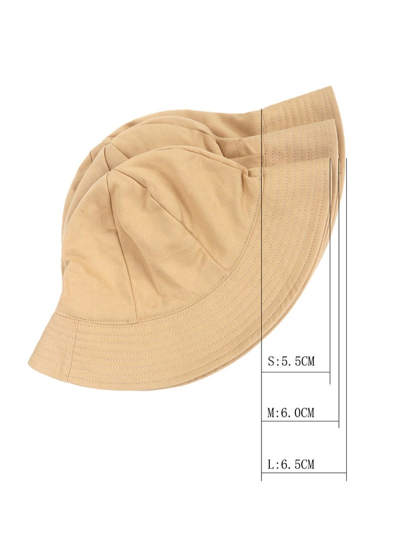 Children's Fisherman Hat Sun Protection Hat Orange Pink  - Image 4