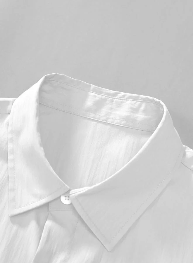 Take Two Solid Short Sleeve Shirt and Shorts Co-Ords by Styli