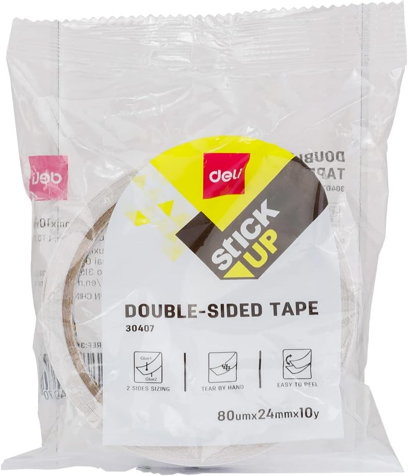 Deli Stick-Up Double-Sided Tape, 30407 - Image 2