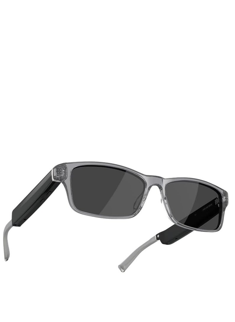 ECHO - Echo Frames (3rd Gen) | Smart glasses with Alexa | Modern Rectangle frames in Charcoal Gray with polarized sunglass lenses - Image 1