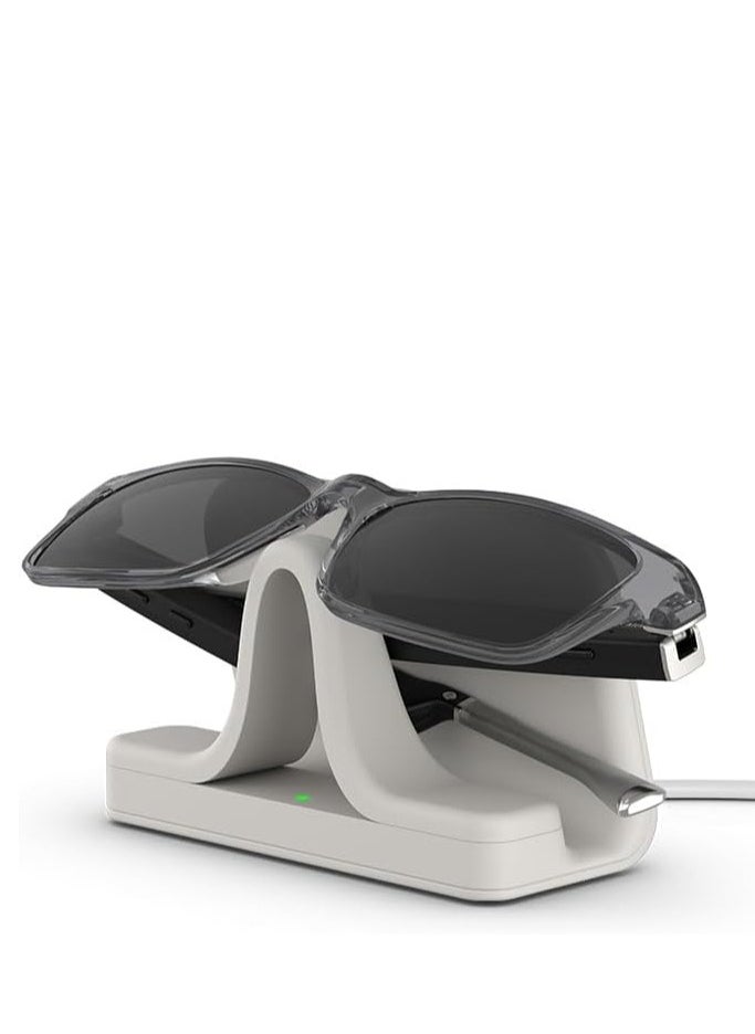 ECHO - Echo Frames (3rd Gen) | Smart glasses with Alexa | Modern Rectangle frames in Charcoal Gray with polarized sunglass lenses - Image 1
