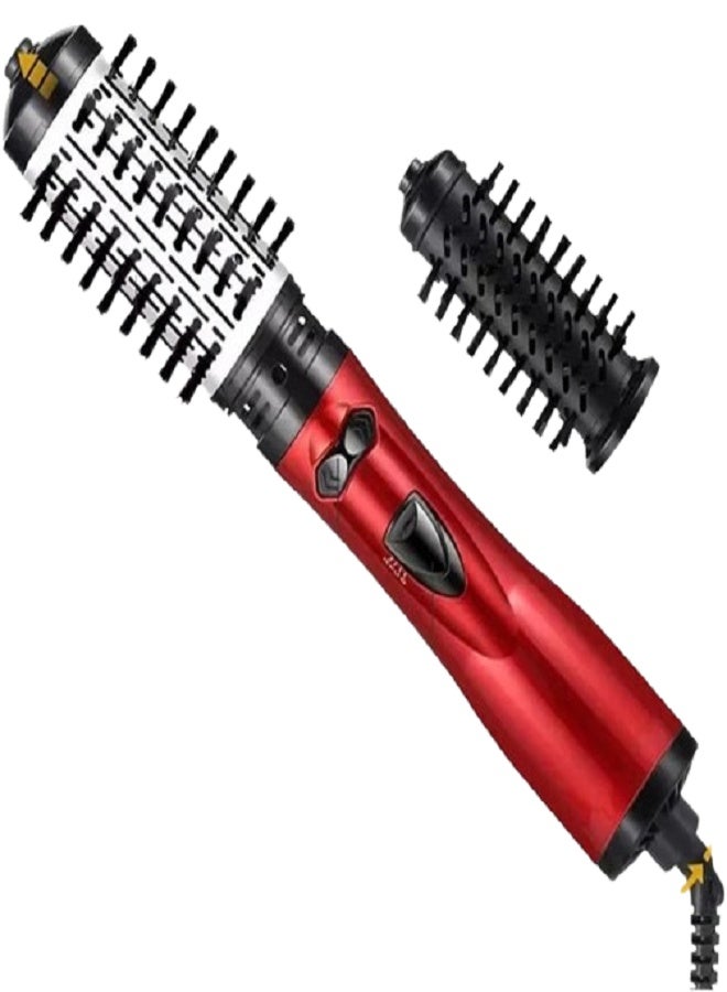 هوم جولد HG-1915 مصفف وفرشاة مع مجفف شعر هوائي دوار لجميع أنواع الشعر 2 في 1 أنواع 2 إعدادات للحرارة إعداد التبريد للتصفيف سلك دوار 360 درجة شعر خالٍ من التشابك - Image 1