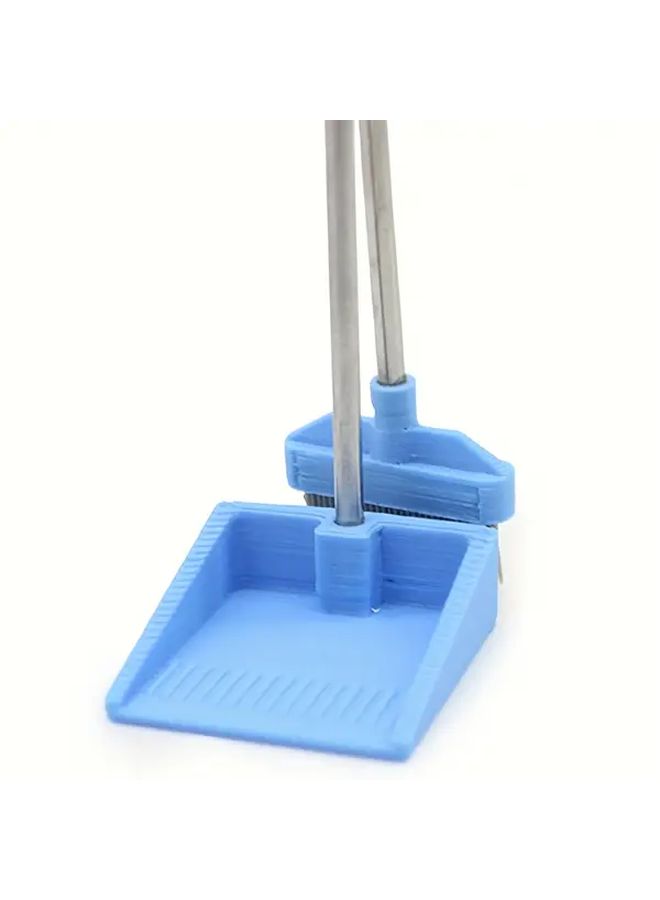 Pink 1 12 Scale Miniature Dollhouse Cleaning Tools Broom And Dustpan - Image 5