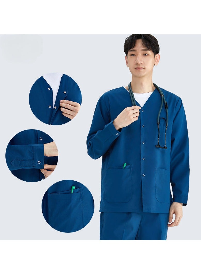 KUYING New V-neck Split Style Medical Work Uniform  - Image 2