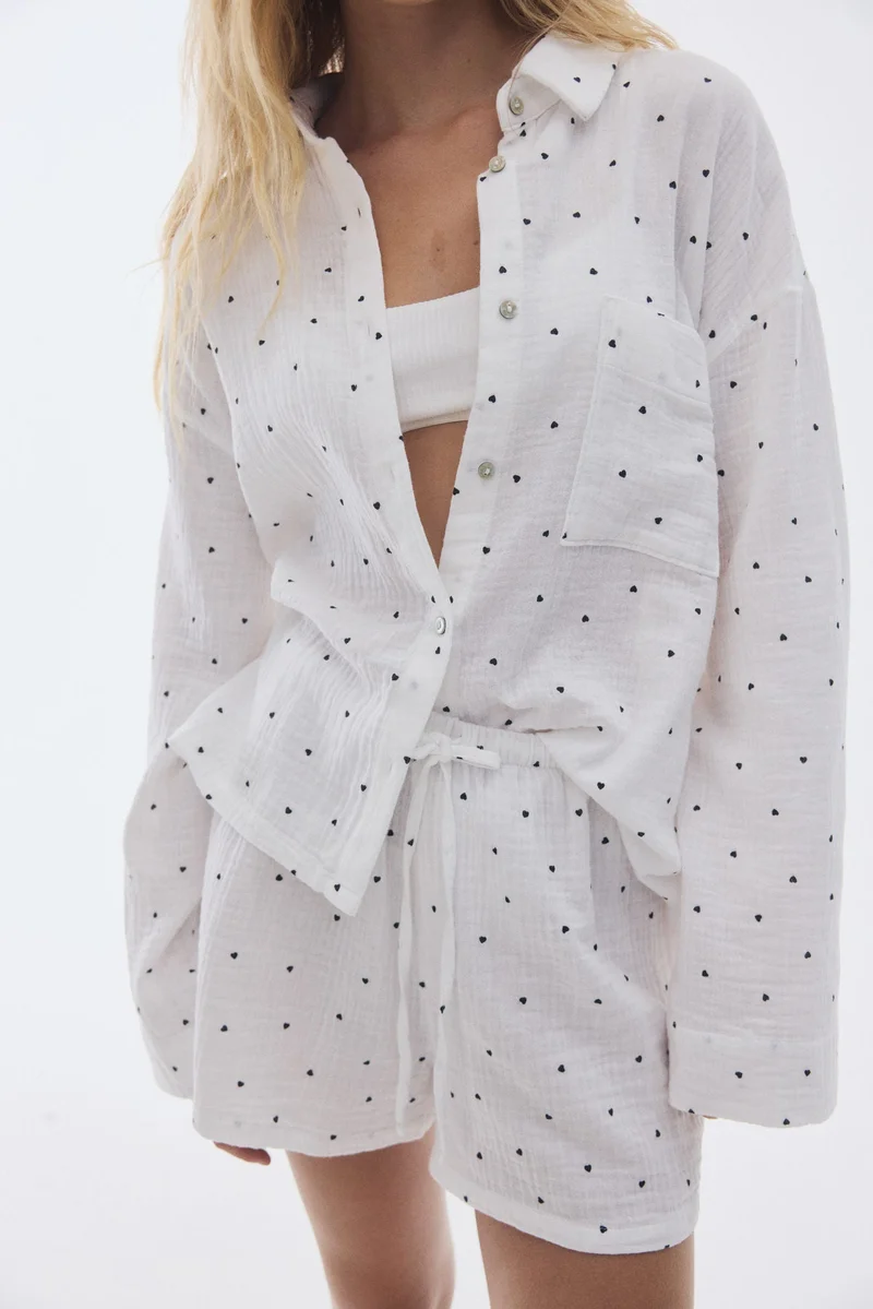 H&M Pyjama shirt and shorts