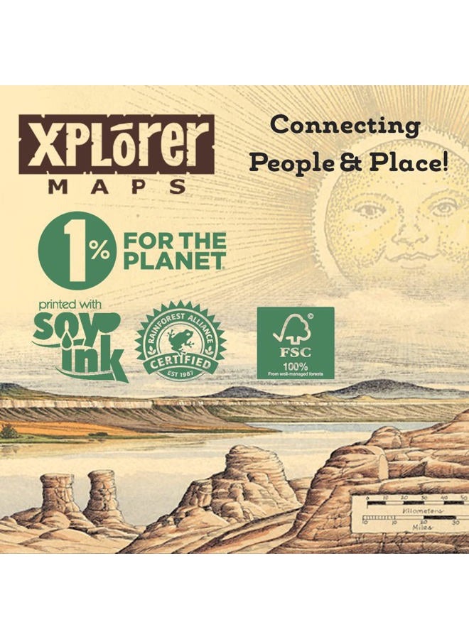 Xplorer Maps 1000 Pieces Black Hills Cardboard Jigsaw Puzzle - Educational Jigsaw Puzzle with Regional, National Parks, Tourist Spots, Landmarks for Adults, and Teens. - Image 3