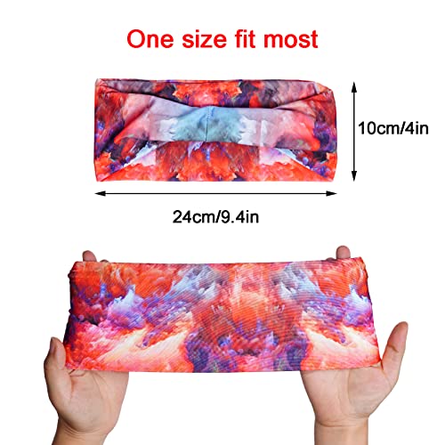 obmwang 8 Pieces Sports Headbands - Non-Slip Sweatbands for Workout, Travel, Fitness, Moisture Wicking for Men and Women - Image 2