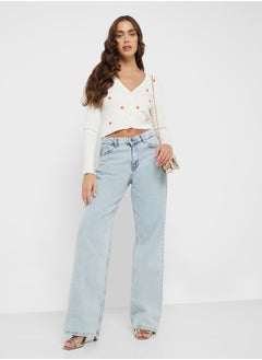 Ginger Mid Rise Straight Fit Jeans  - Image 1