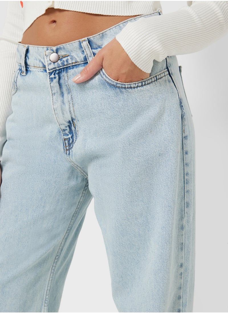Ginger Mid Rise Straight Fit Jeans  - Image 4