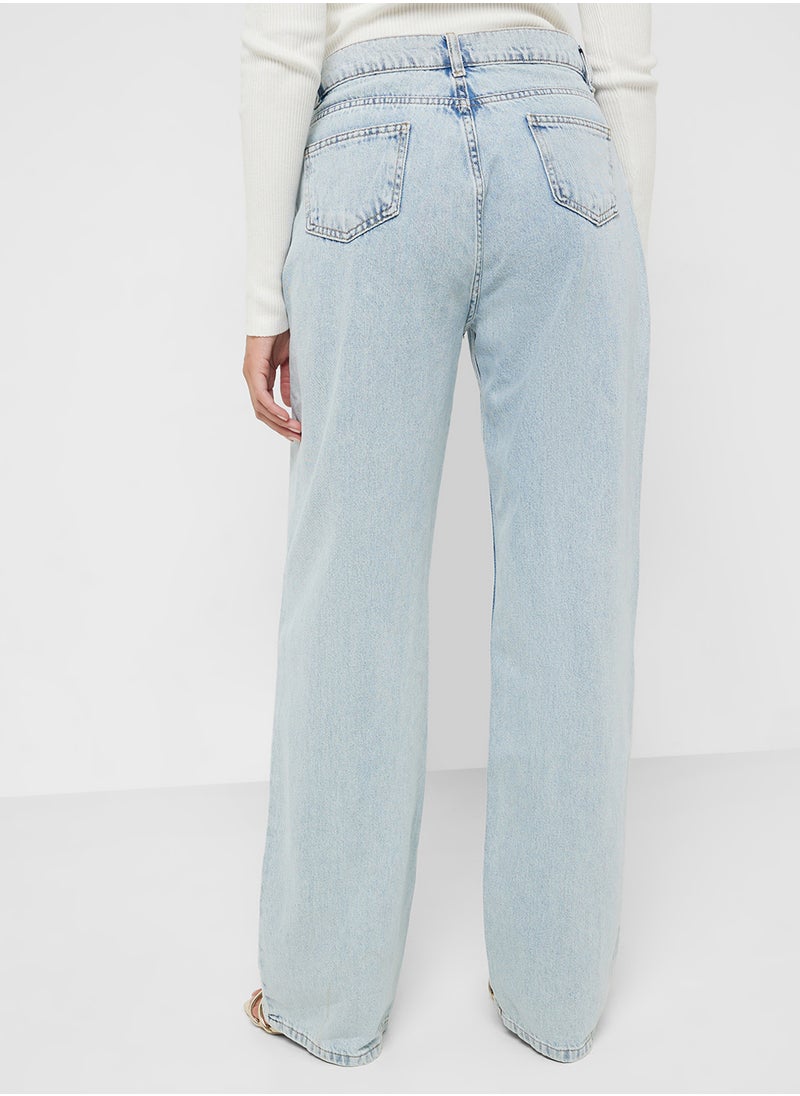 Ginger Mid Rise Straight Fit Jeans  - Image 3