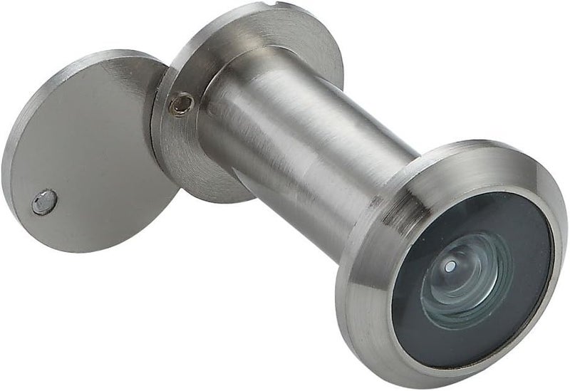 Forliggio Peephole Front Door Viewer with Privacy Cover, One-Way 220 Degrees in Satin Nickle - Image 2