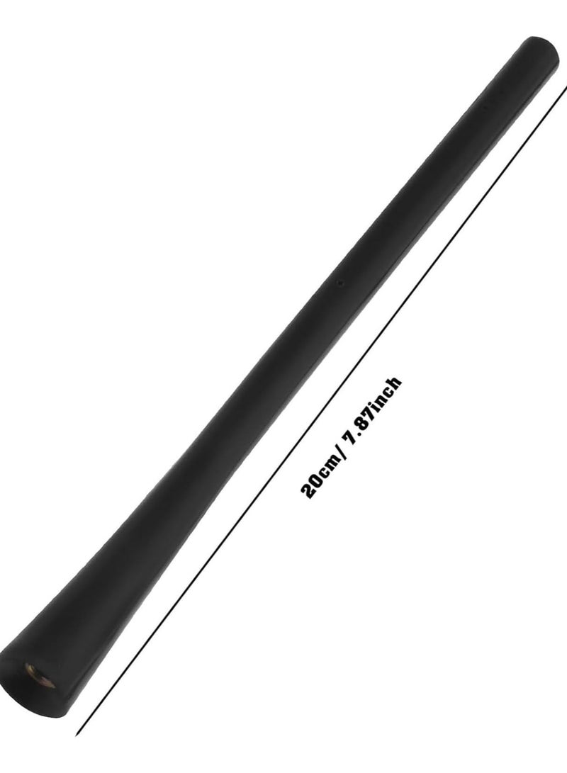 Black Rubber Antenna for FJ Cruiser – FM/AM Radio Mount for Clear Reception