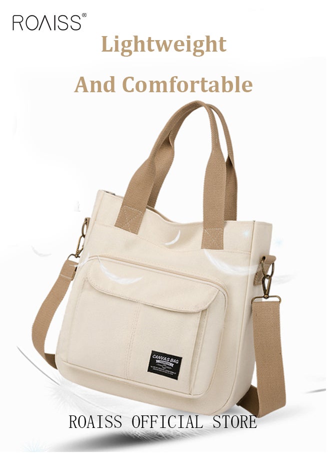 Large Capacity Shoulder Bag  Durable Macaron Color Scheme Smooth Zipper Solid Color Tote Bag - pzsku/ZD555143B93422E6EC700Z/45/_/1715668797/da741024-5dd9-4e7b-ae5a-13c2f82baf08