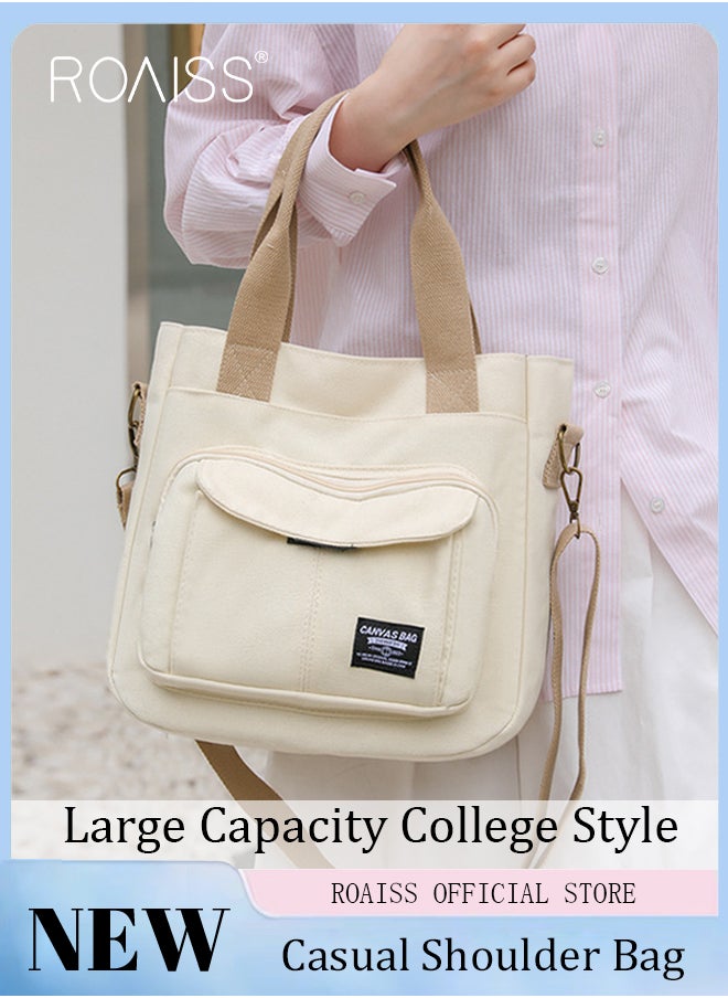 Large Capacity Shoulder Bag  Durable Macaron Color Scheme Smooth Zipper Solid Color Tote Bag - pzsku/ZD555143B93422E6EC700Z/45/_/1715668816/bbaa0491-8bc0-47e2-b46c-85683a13277e