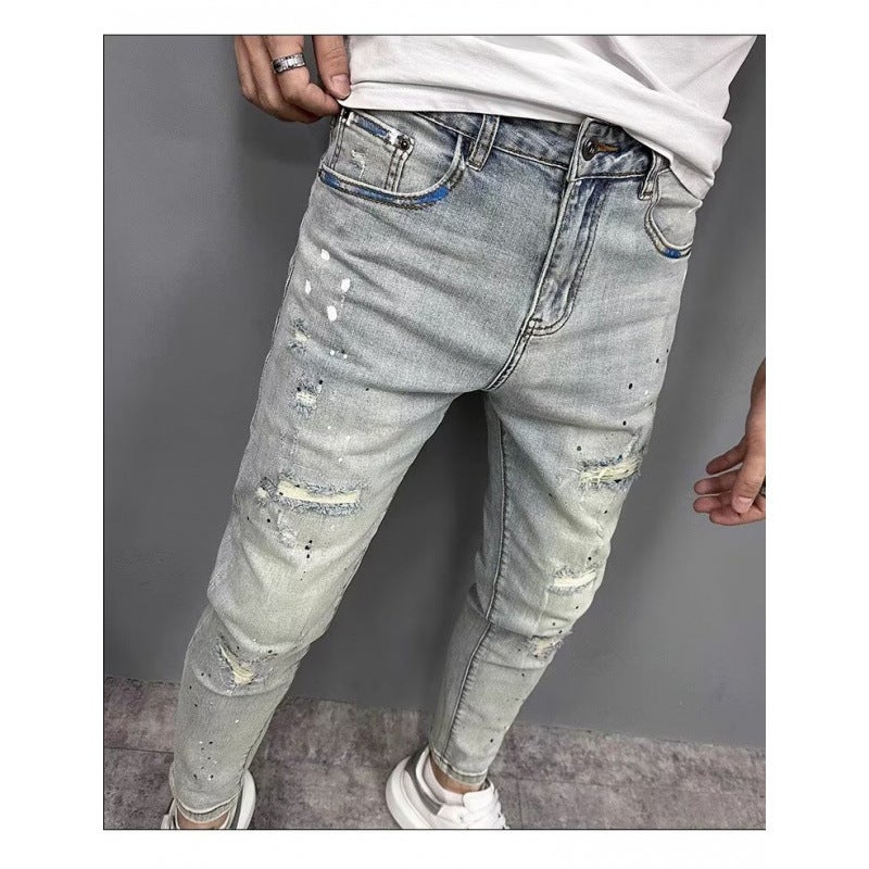 Unisex Classic Denim Jeans Loose Fit Daily Outdoor Wear - Image 2