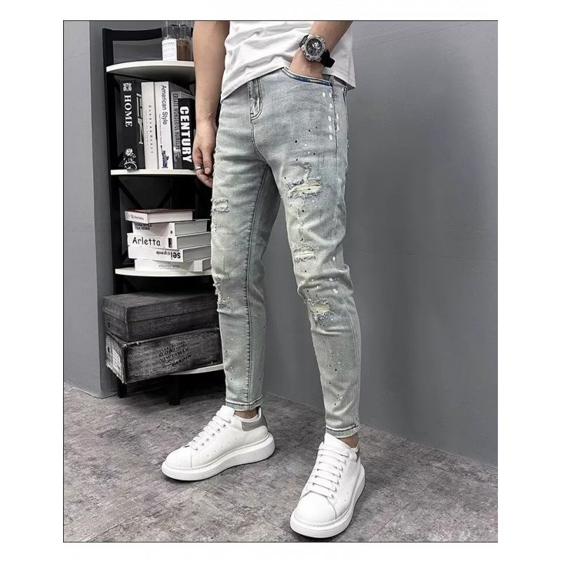 Unisex Classic Denim Jeans Loose Fit Daily Outdoor Wear - Image 3