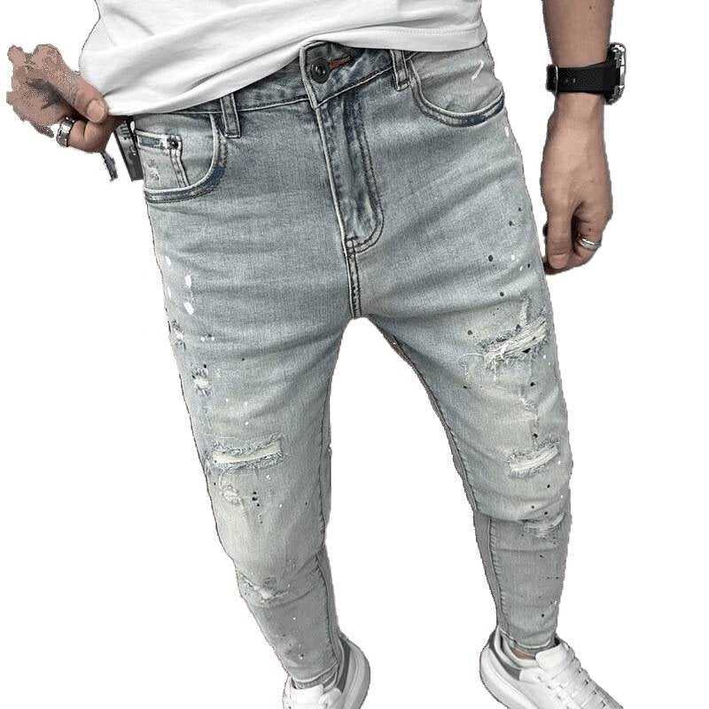 Unisex Classic Denim Jeans Loose Fit Daily Outdoor Wear - Image 5
