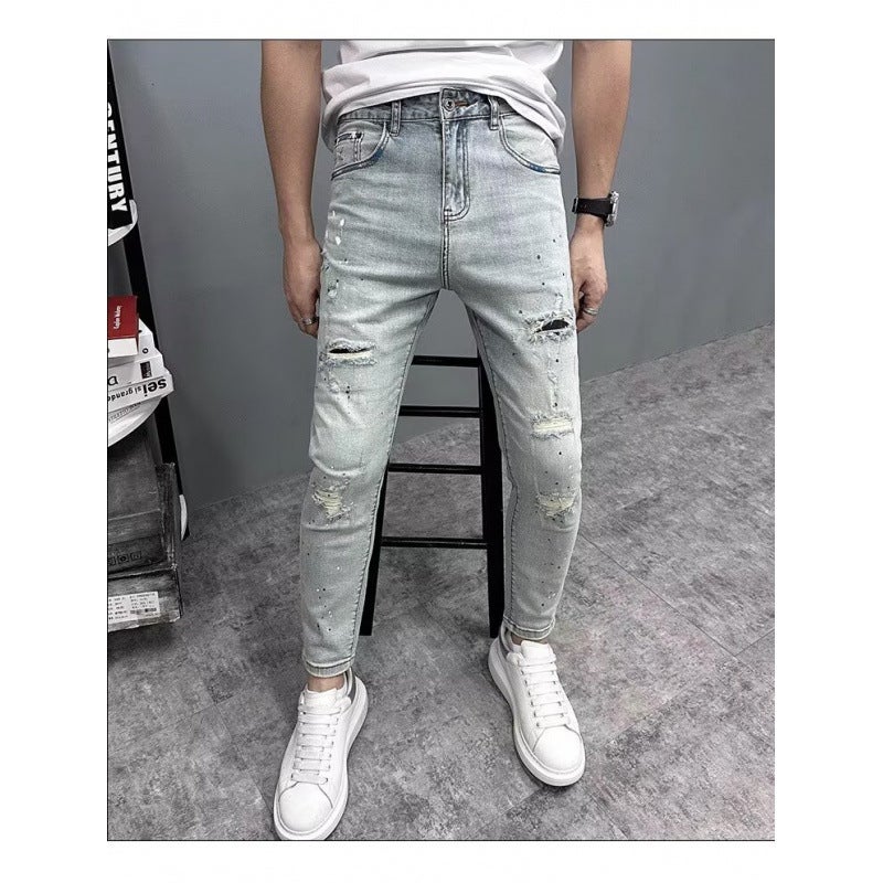 Unisex Classic Denim Jeans Loose Fit Daily Outdoor Wear - Image 4