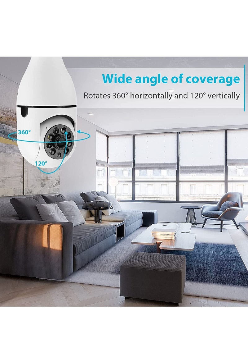 DubaiGallery 1080P Security Camera System with 2.4GHz WiFi, 360 Degree Wireless Home Surveillance Cameras, Night Vision, Two Way Audio, Smart Motion Detection - Image 5