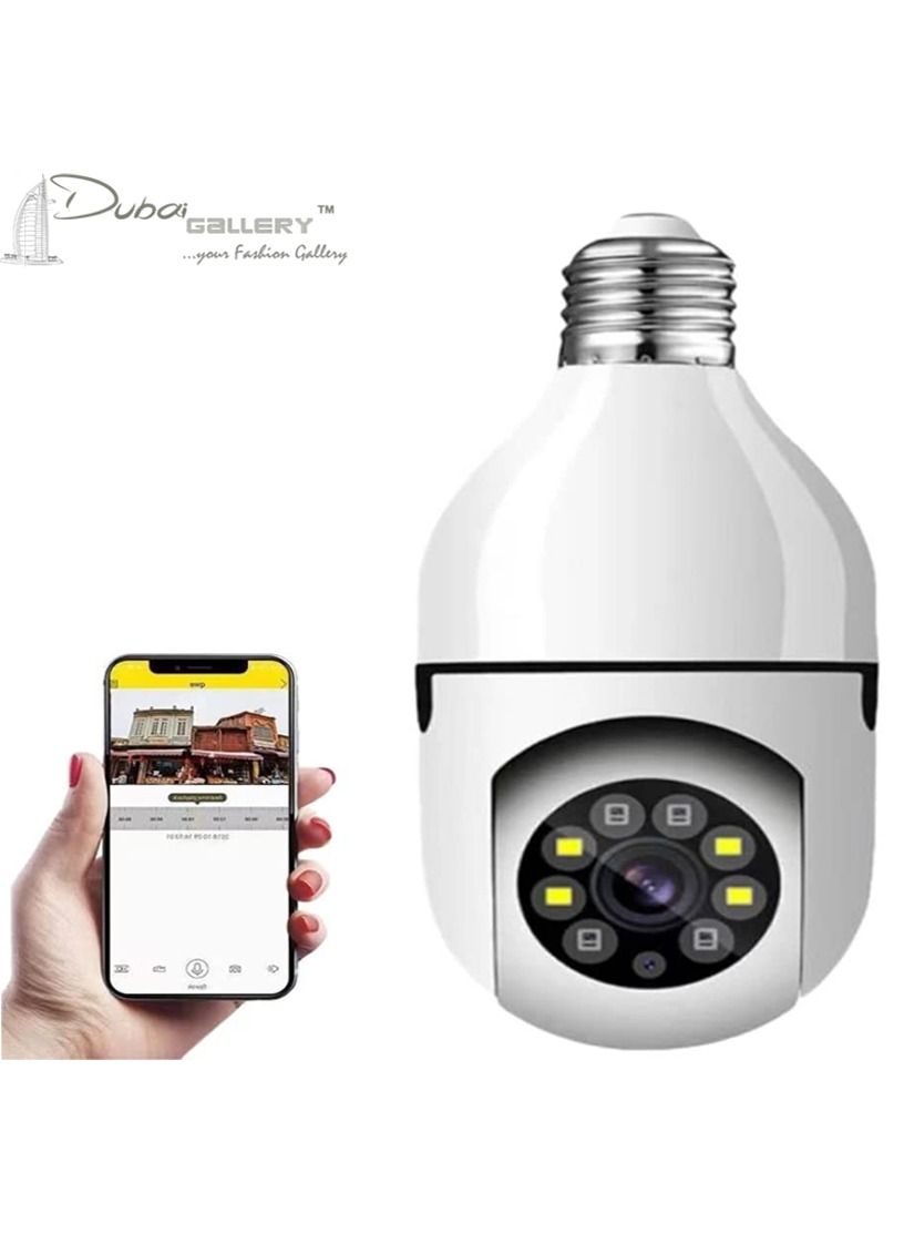 دبي غاليري DubaiGallery 1080p Security Camera System With 360 Degree Wireless Home Surveillance Cameras Night Vision Two Way Audio Smart Motion Detection