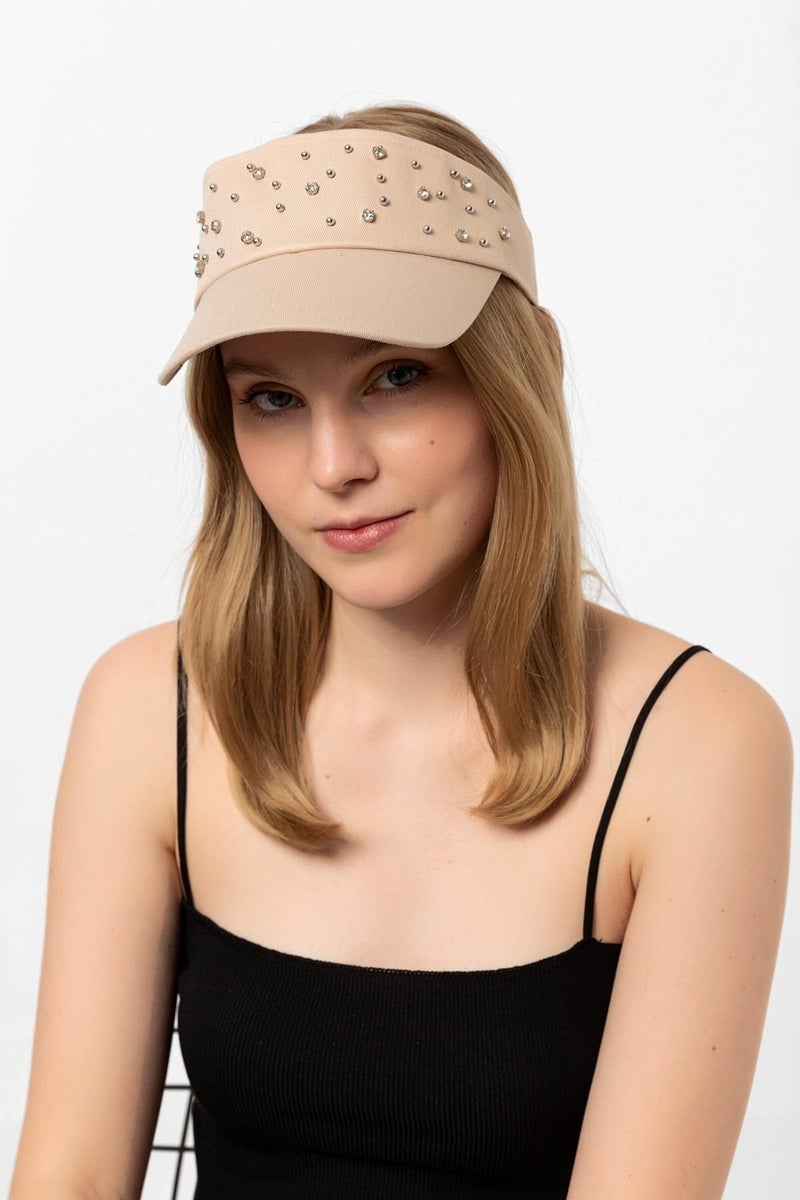Saria Moda Saria Fashion Stone Tennis Hat  - Image 1